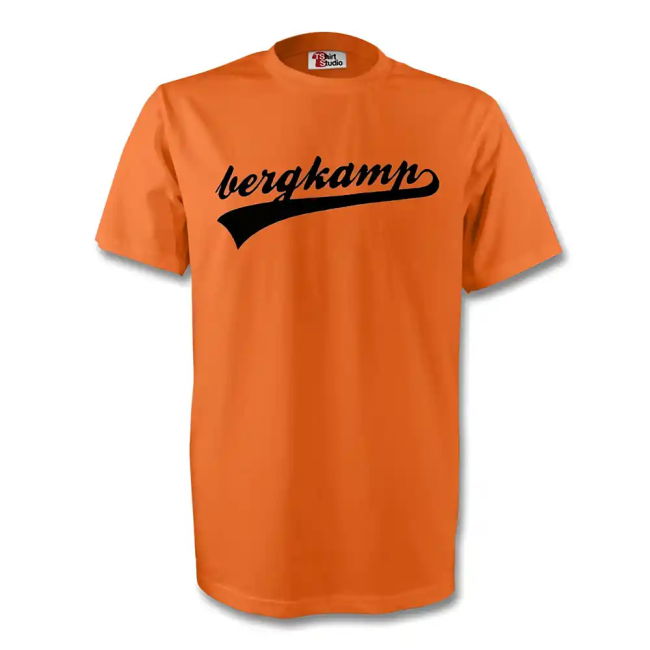 Dennis Bergkamp Holland Signature Tee (Orange) Premium Premium