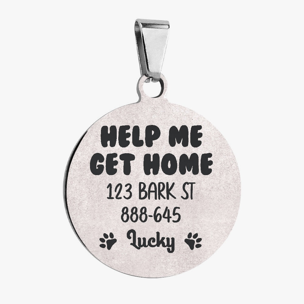 French Bulldog Help Me Custom Double Sided French Bulldog Tag Durable Dog Item