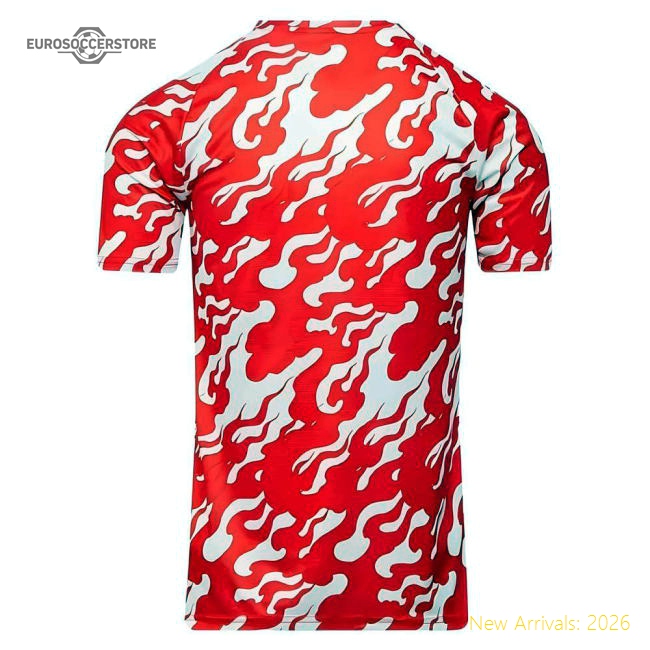 Official Professional-Grade 2025-2026 Ac Milan Warm Up Jersey (White)