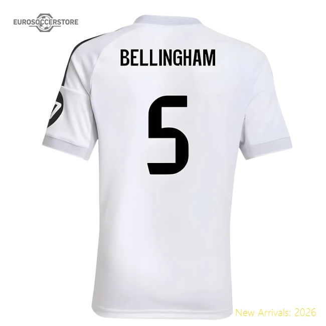 2025-2026 Real Madrid Home Jersey (kids) (bellingham 5)
