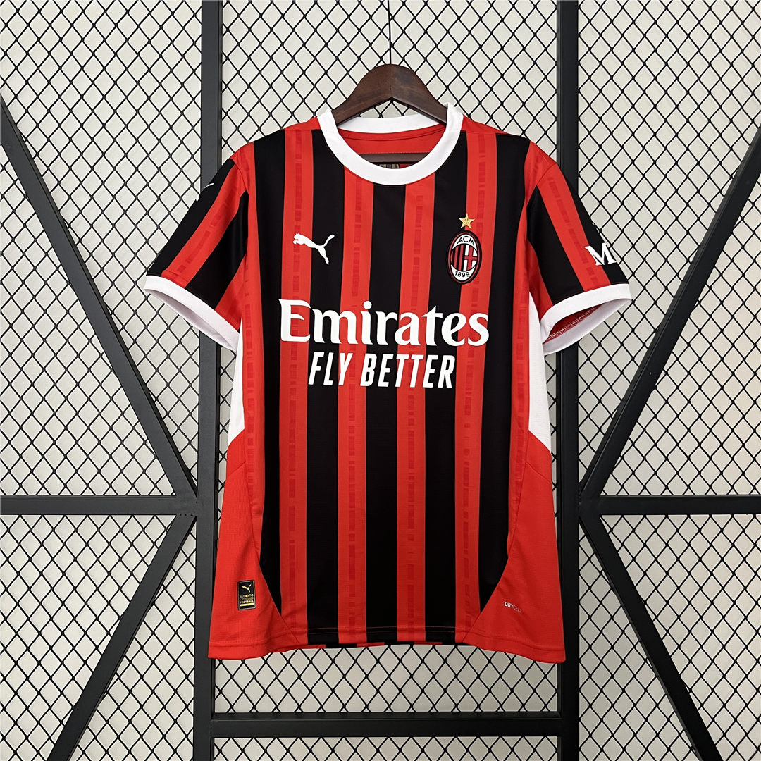 Professional High Quality Official AC Milan 2425 Home Shirt
