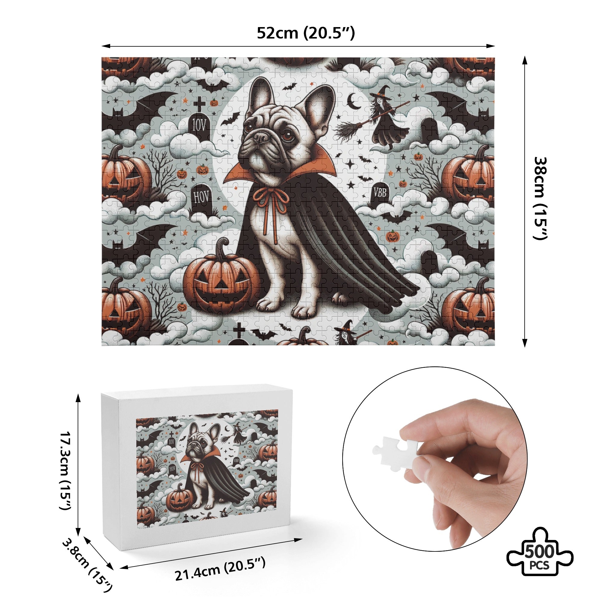 Princess - Vet-recommended 500-piece Wooden Puzzle Winter Wear