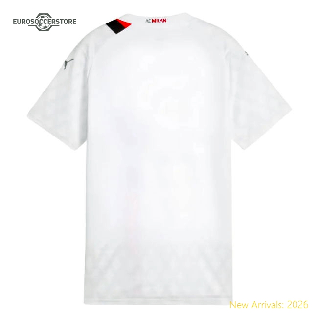 2023-2024 Ac Milan Away Fan Version Ladies 2024 Ac Shirt For Match Day