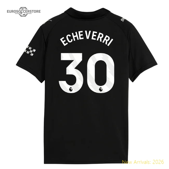 2025-2026 Man City Alternative Mini Official Kit Echeverri 30