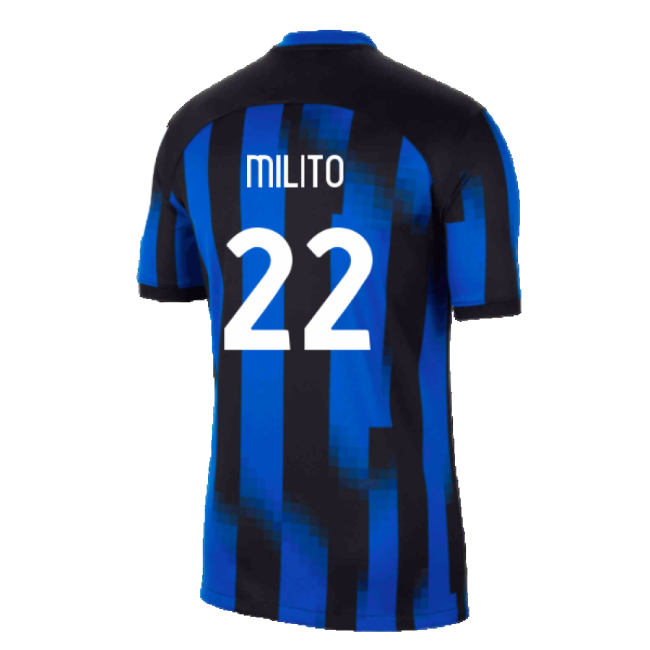Supporter Grade Inter Milan Home Fan Shirt (Adults) (Milito 22)