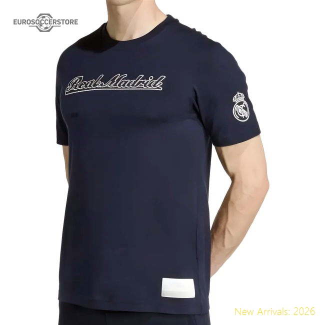 2025-2026 Real Madrid Us Tee (navy) - Supporter Edition