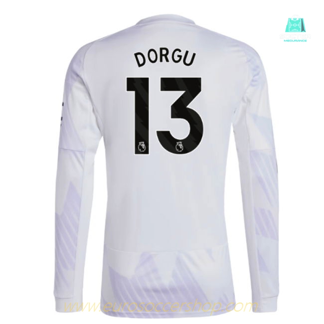 2025-2026 Man Utd Long Sleeve Away Shirt (Dorgu 13)