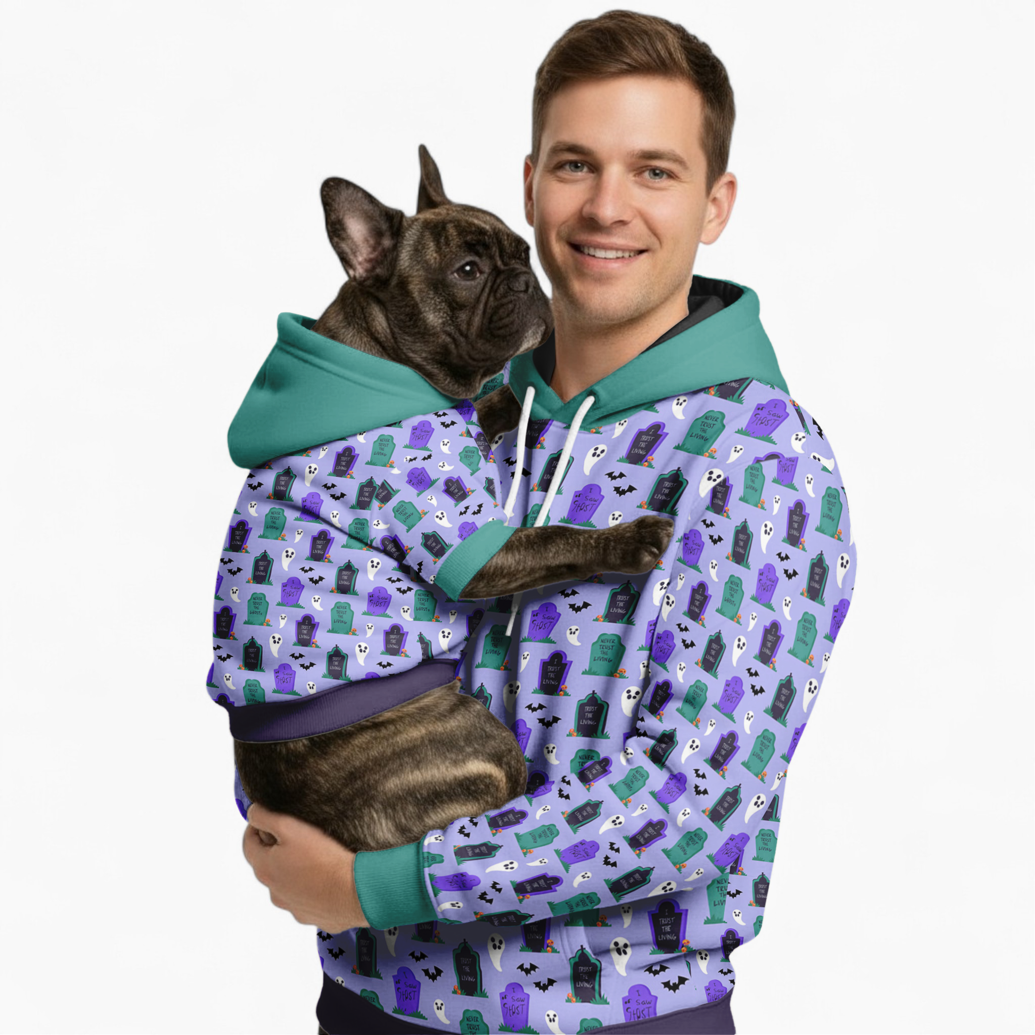 French Bulldog Ginger Human Hoodies Practical Pet Supply