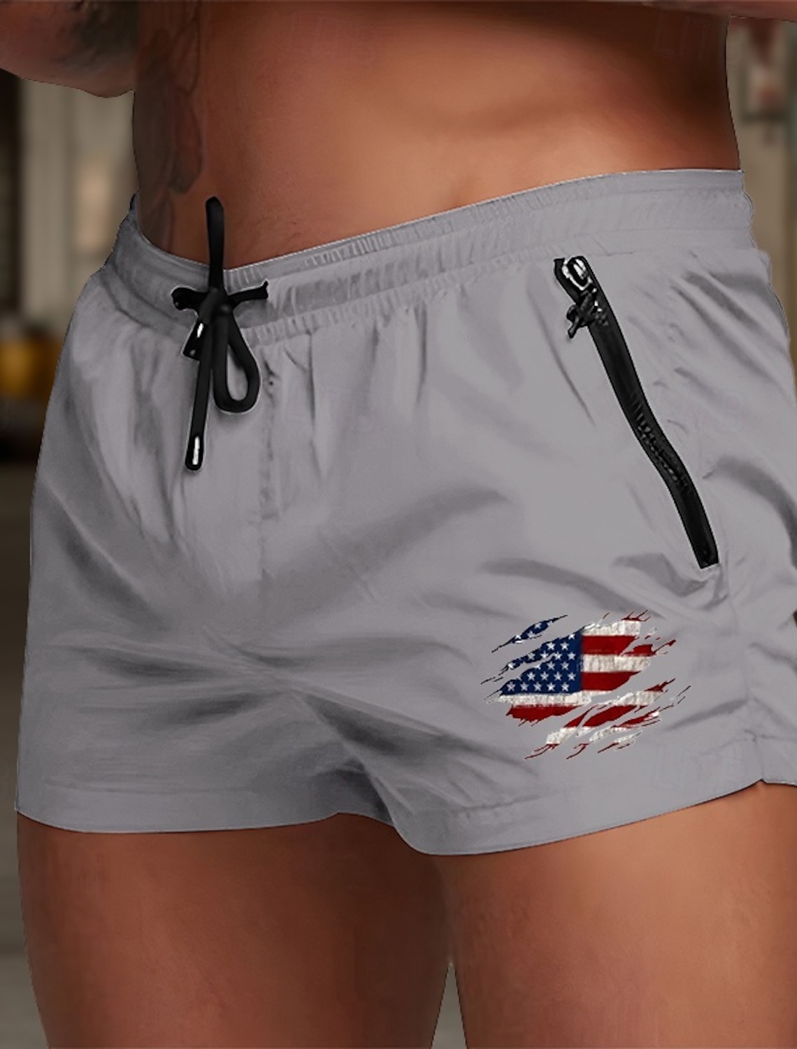 Men's Board Shorts Swim Shorts Swim Trunks Drawstring with Mesh lining Elastic Waist Coconut Tree Comfort Quick Dry Short Holiday Beach Weekend Fashion Casual Black White Micro-elastic