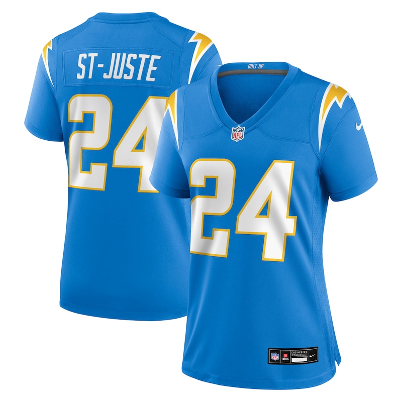 None Benjamin St-Juste LA Chargers Modern Officially Licensed Jersey