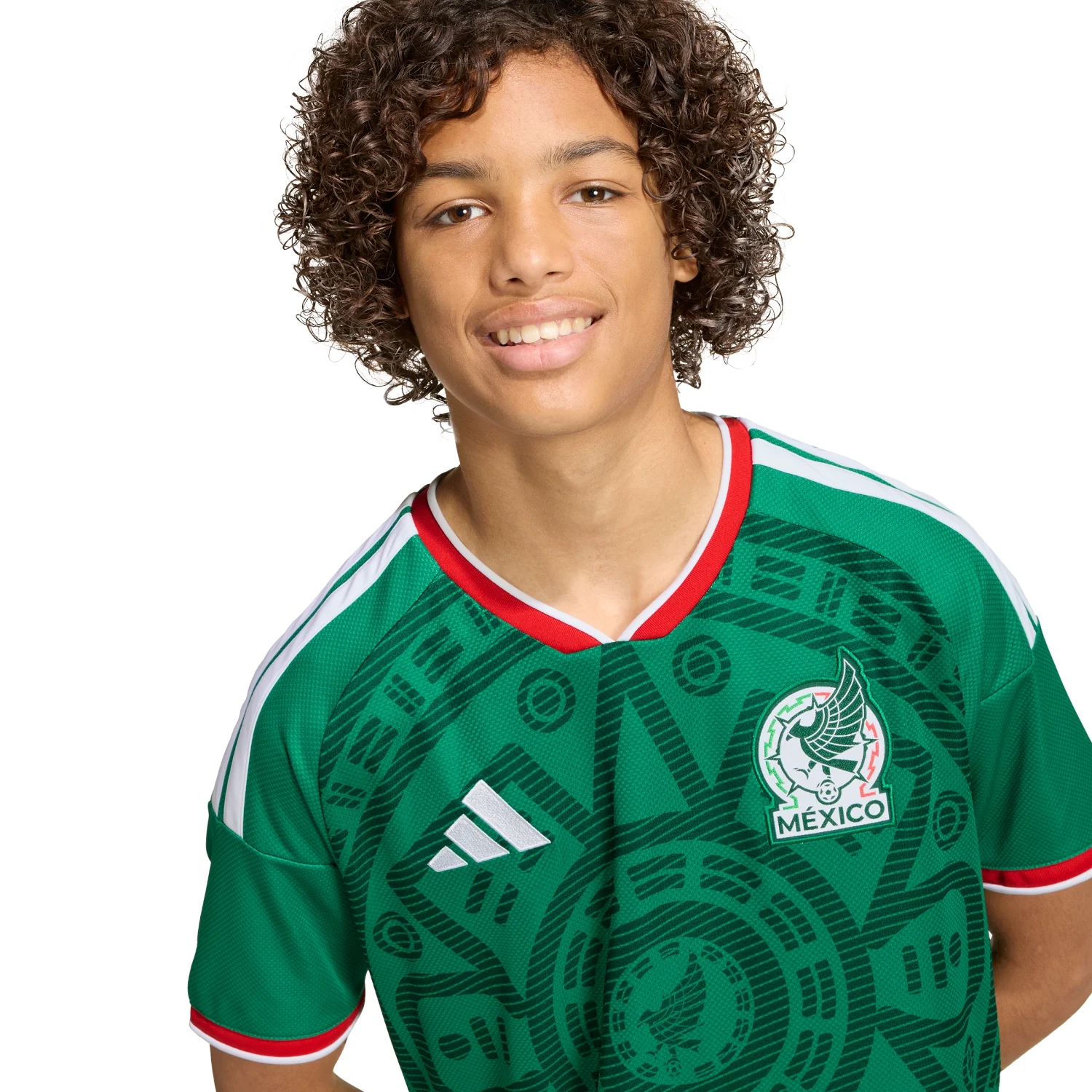 Mexico 2026 Youth Home Jersey | Kids Football Shirt Climacool Green Kit