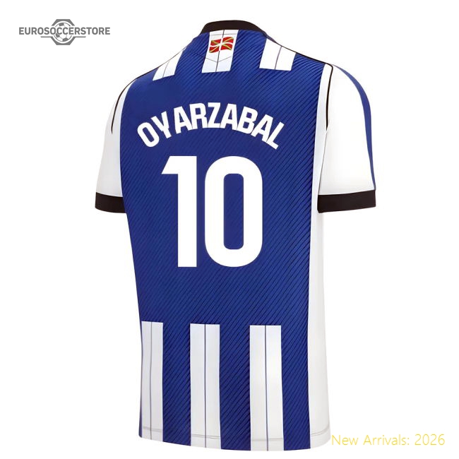 Top-Quality 2025-2026 Real Sociedad Home Shirt (Oyarzabal 10)