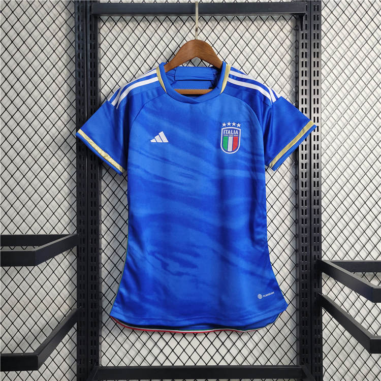 Premium Professional Authentic 2023 Italy Women's Home Shirt