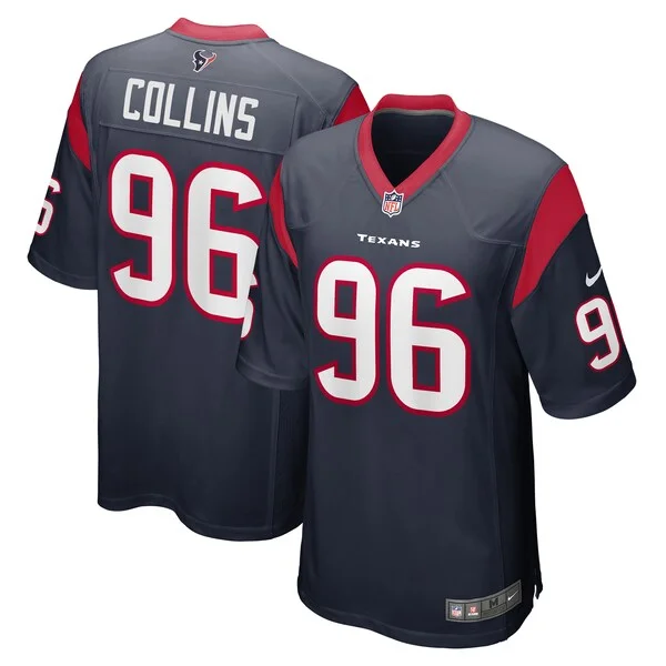 None Maliek Collins Game Jersey - Navy | NFL Player Jersey | NFL Footb