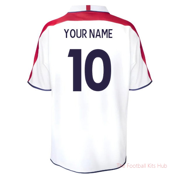 Fan Edition Pro England 2004 Football Shirt (Your Name)