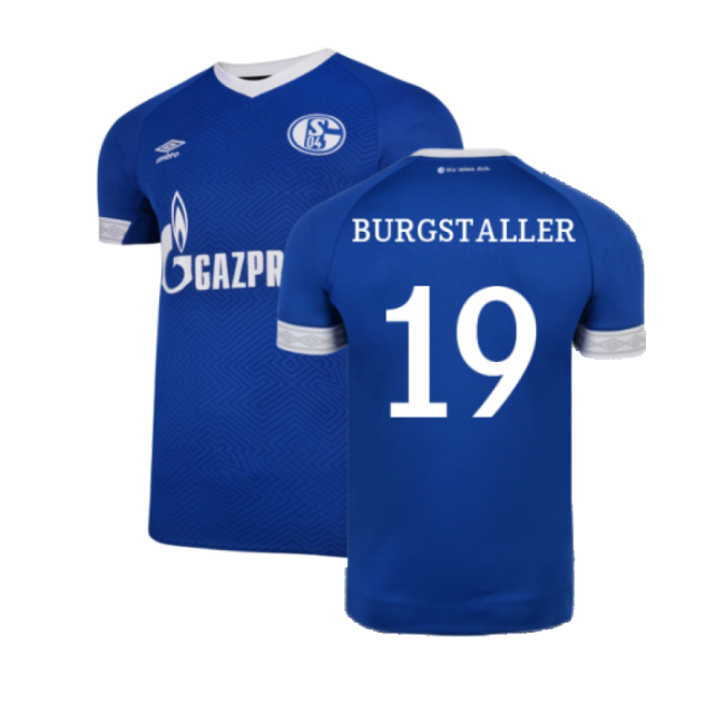 Top-Quality Schalke 2018-19 Home Shirt ((Mint) Xxl) (Burgstaller 19)