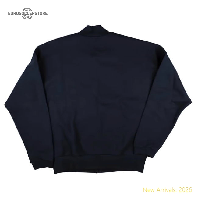 Premium 2024-2025 Real Madrid Seasonal Doubleknit Track Top (navy)