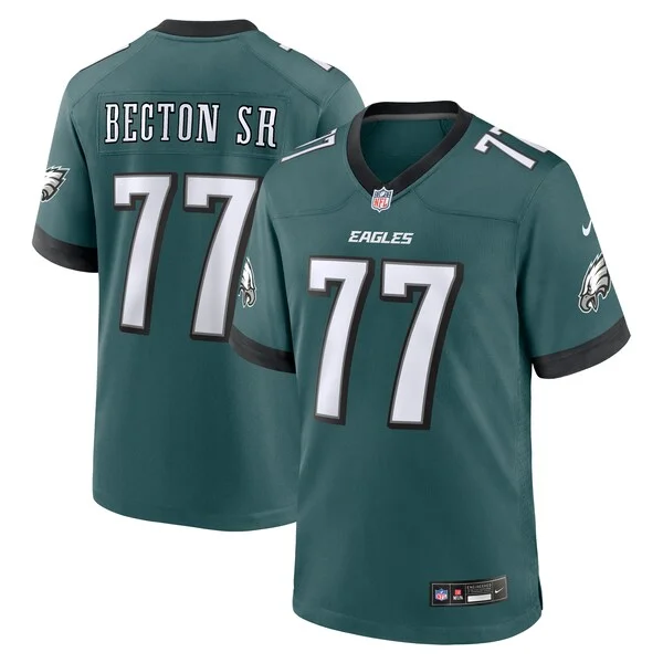 None Mekhi Becton Game Jersey - Green | NFL Player Jersey | NFL Footba