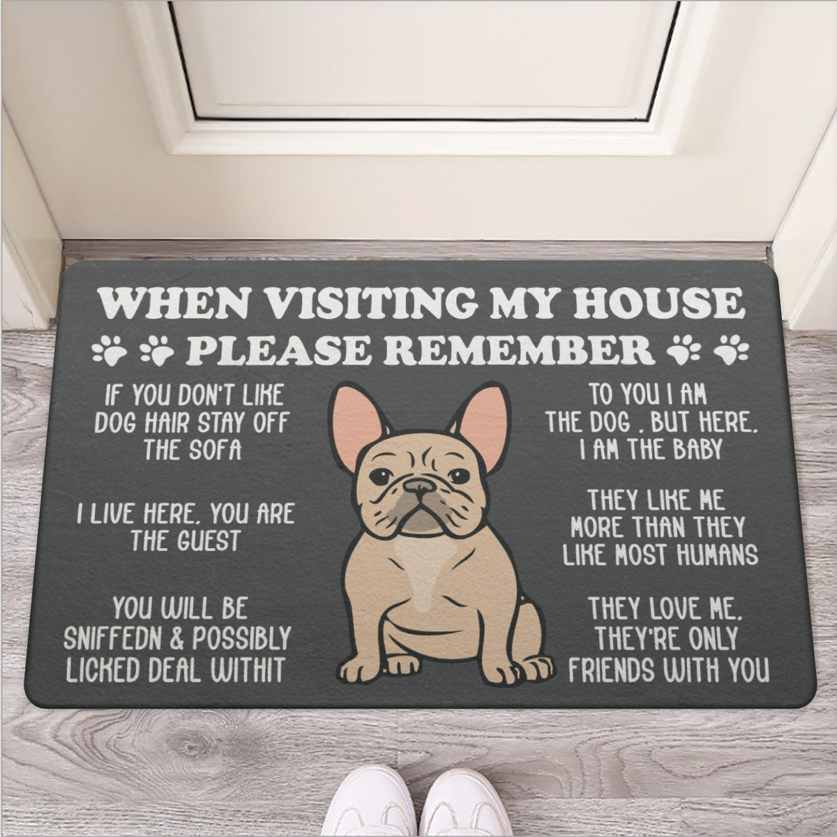 Comfortable Warm Safe Rules - Durable Door Mat Pet Gear