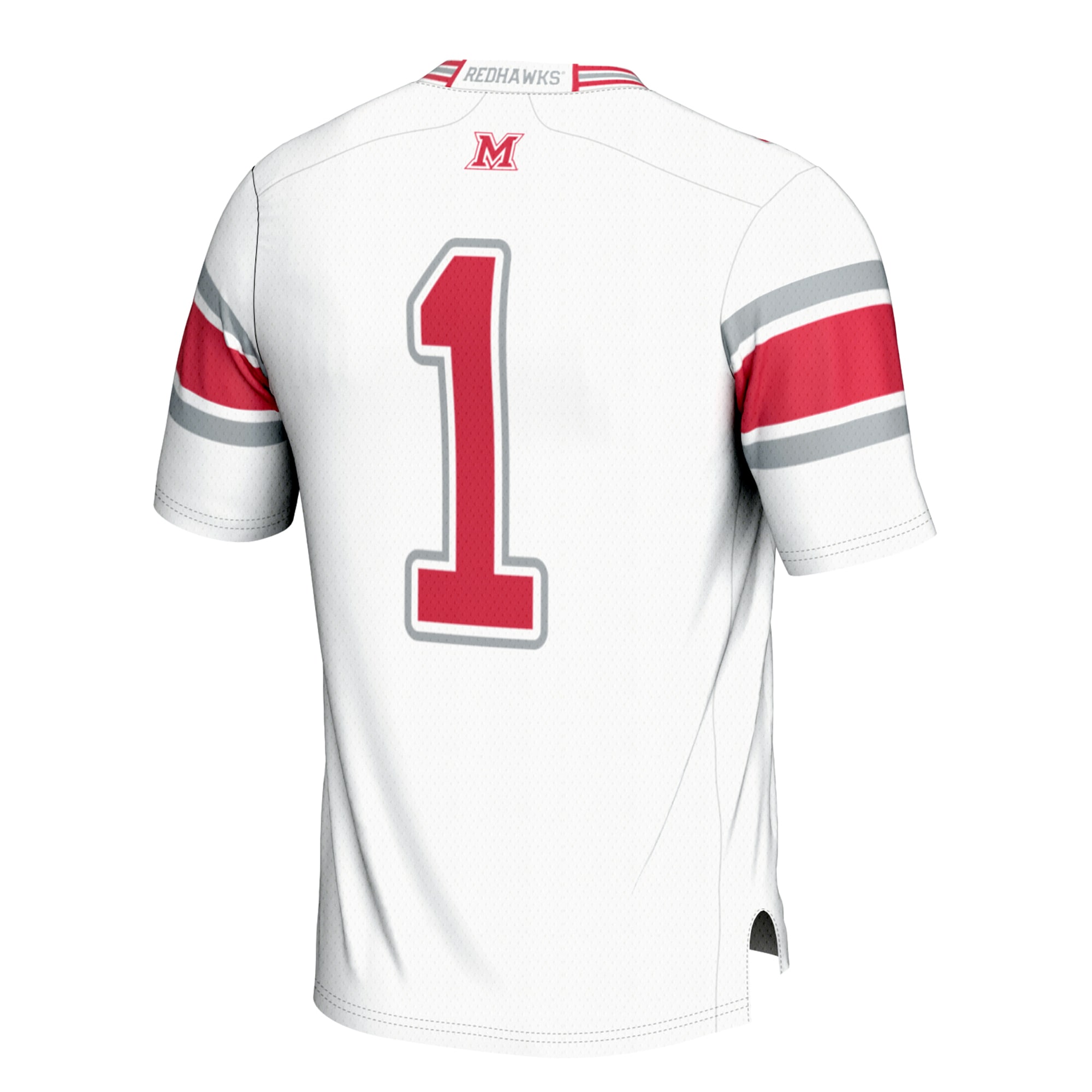 #1 Miami University RedHawks GameDay Greats Youth Football Jersey - White