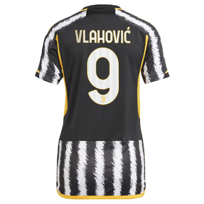 2324 Juventus Home Soccer Jersey Women's Football Shirt - Vlahovic 9