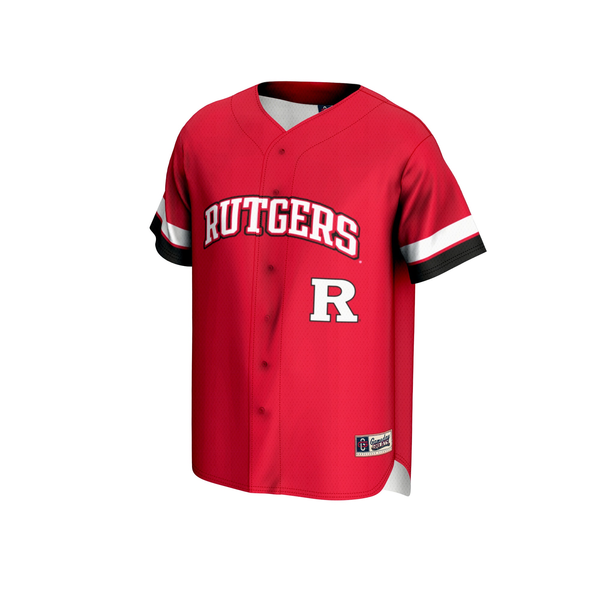 [DDG] Rutgers Scarlet Knights GameDay Greats Youth Baseball Jersey - Scarlet