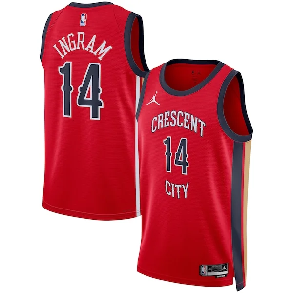 Brandon Ingram NOP Swingman Jersey - contemporary genuine - Red