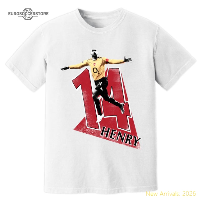 Premium Thierry Henry Arsenal Premier League Legend T-shirt (white)