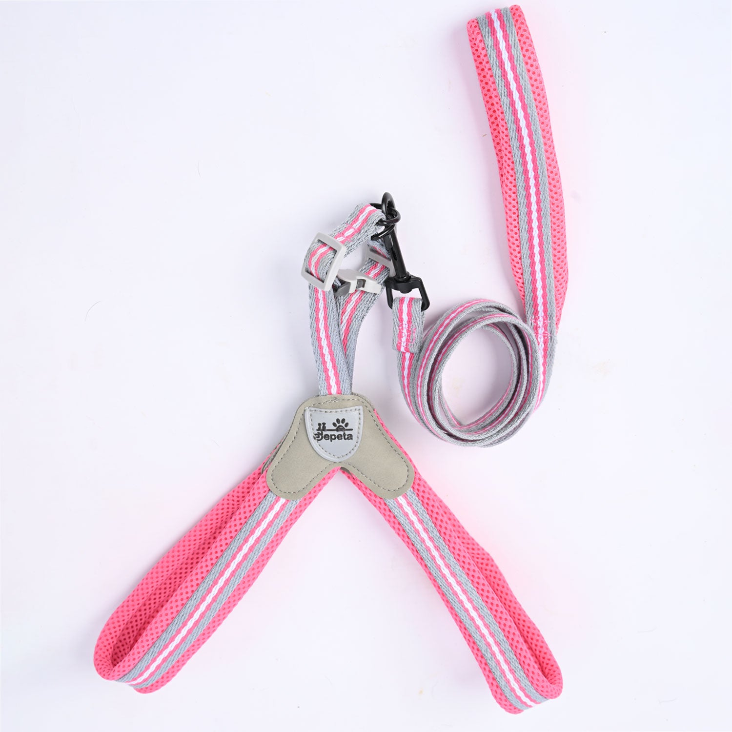 LeashLock No-Pull Frenchie Harness with Leash