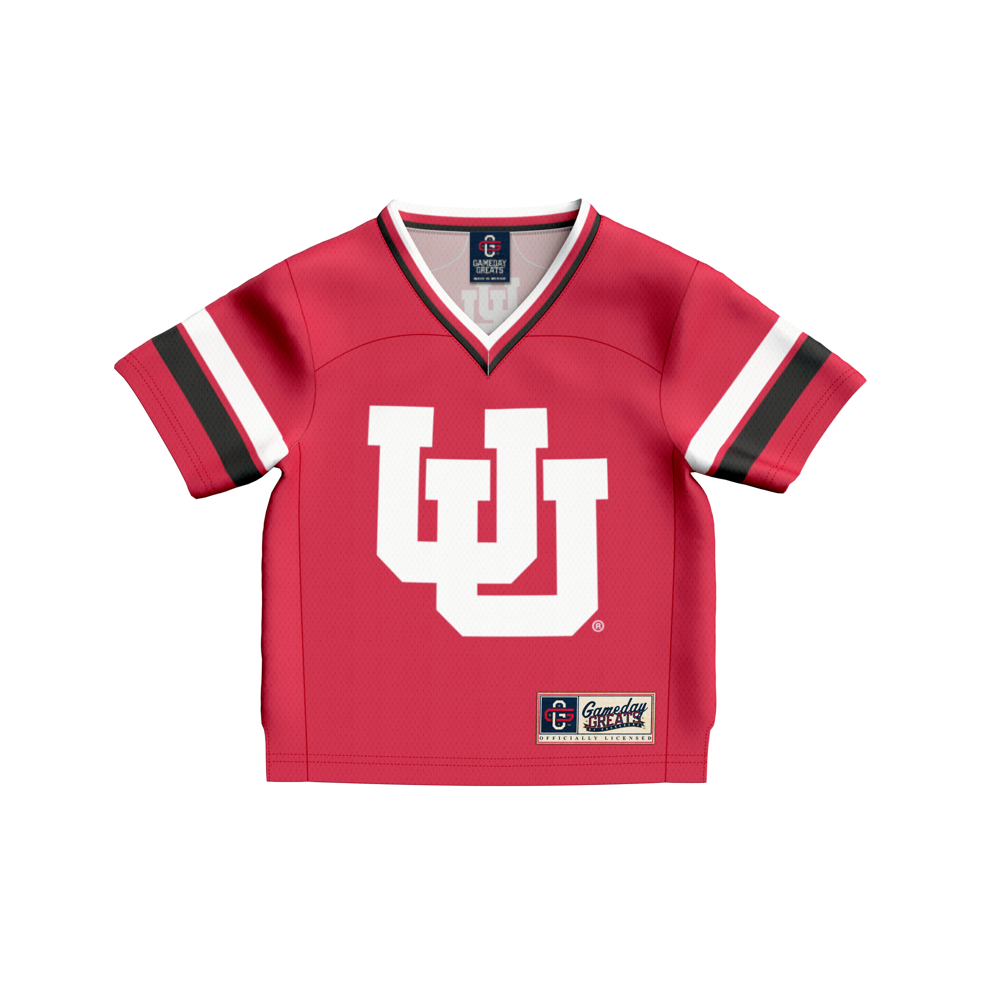 #1 Utah Utes GameDay Greats Toddler Lightweight Collegiate Football Fashion Jersey - Red