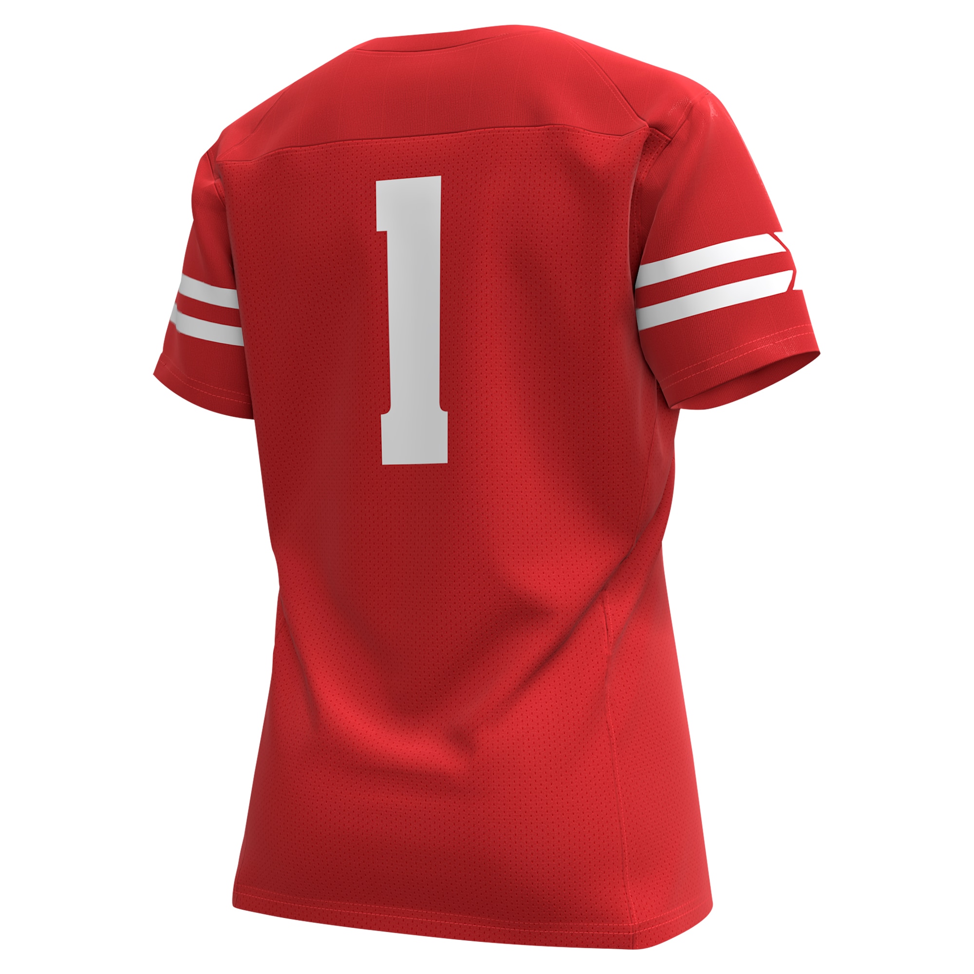[Women's] Wisconsin Badgers #1 Football Jersey - Red | Stadium Series 2026/27