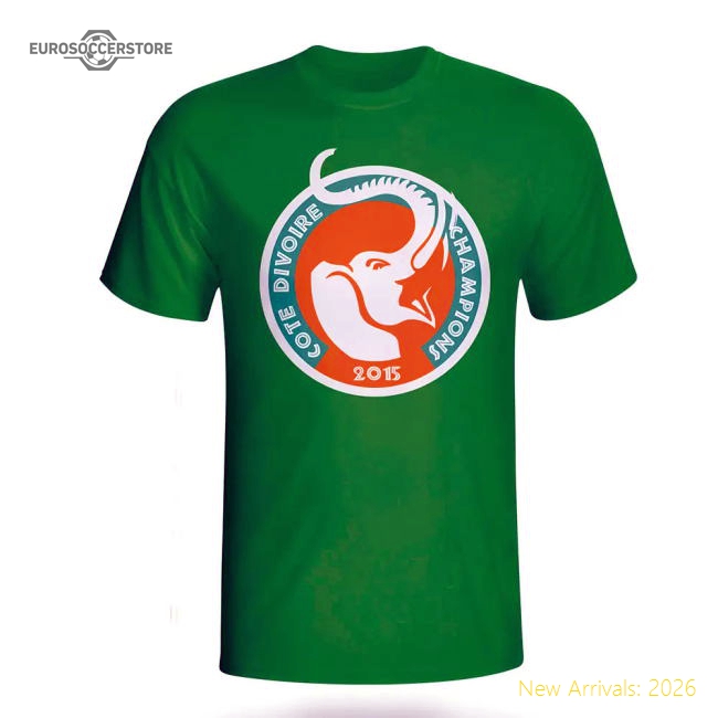 Ivory Coast 2015 African Nation Winners Tee (green)