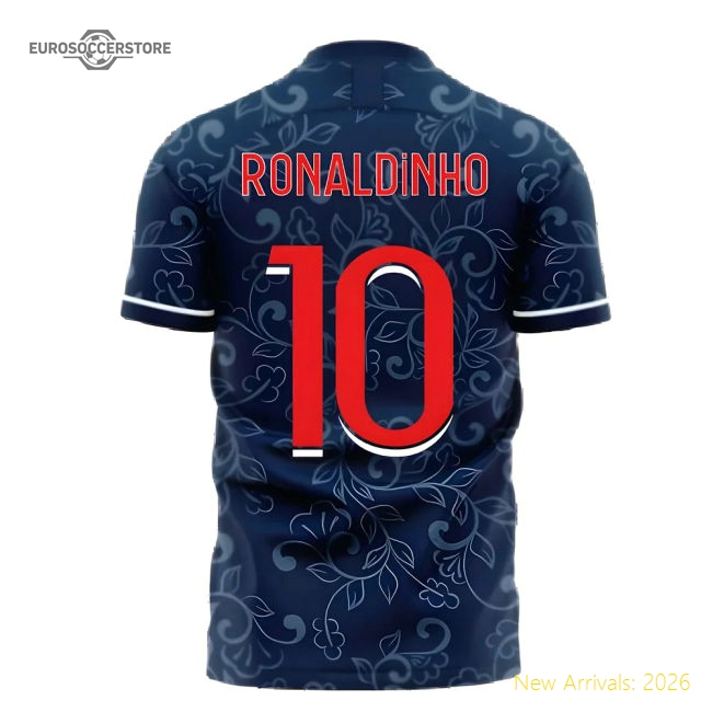 Best-Selling Paris 2025-2026 Home Concept Football Kit (Libero) (Ronaldinho