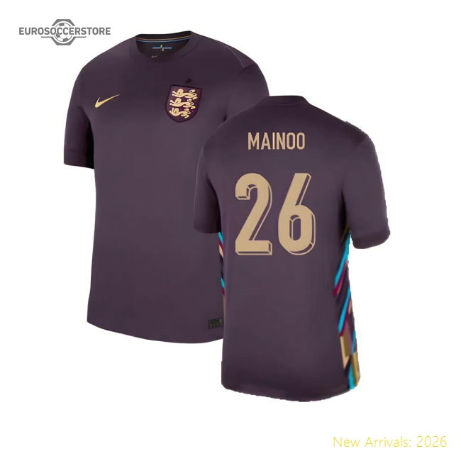 Elite England 2024-2025 Official Away Jersey Slim Moisture-management