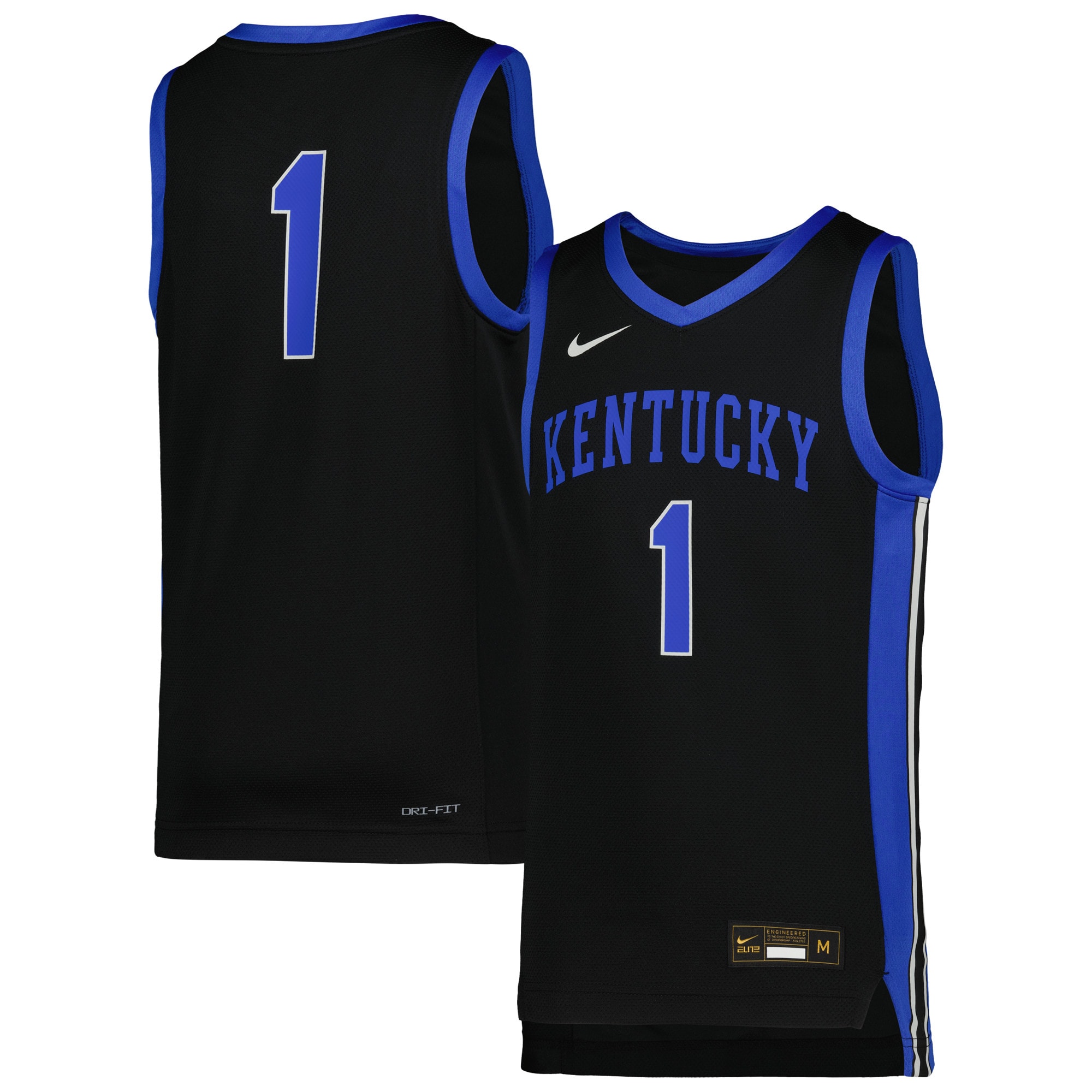 [NJP] Kentucky Wildcats Icon Replica Basketball Jersey - Black