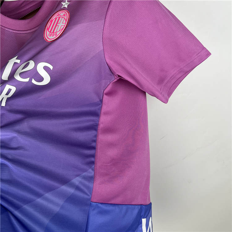 Quick Dry AC Milan 2324 Third Soccer Jersey Football Shirt