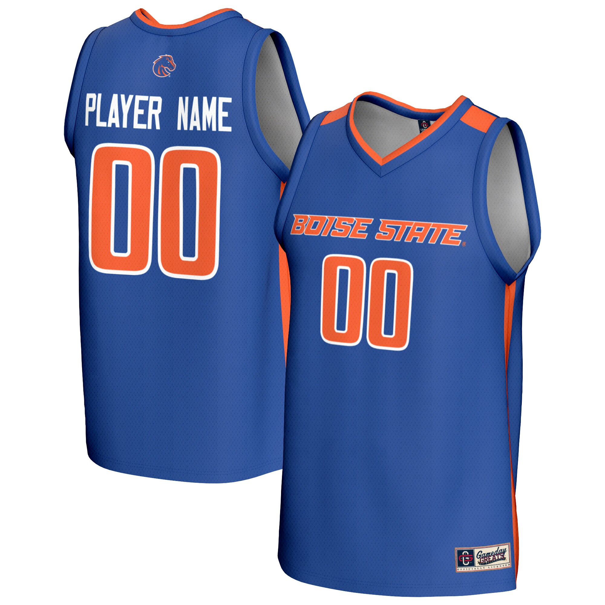 [NJP] Boise State Broncos GameDay Greats Youth NIL Pick-A-Player Lightweight Basketball Fashion Jersey - Royal