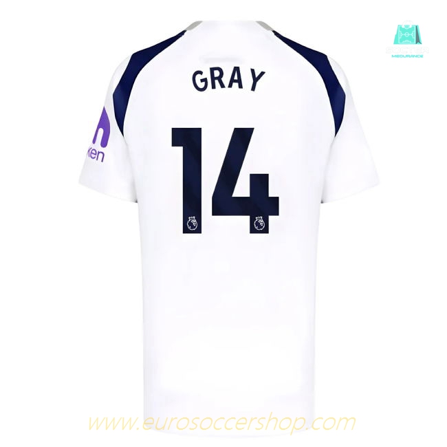 2025-2026 Tottenham Hotspur Home Shirt (Kids) (Gray 14)
