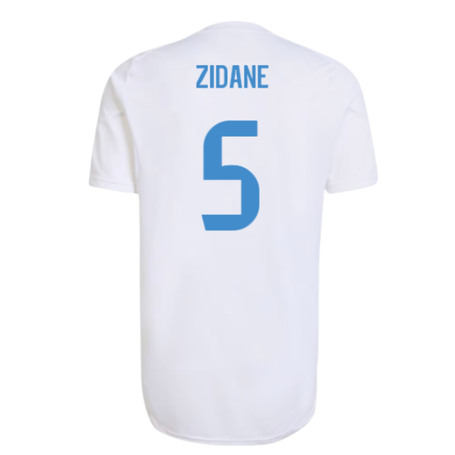 2025-2026 Real Madrid EU Training Jersey (White) (Zidane 5)