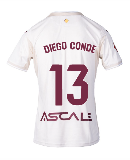 Away Jersey of Villarreal: DIEGO CONDE No.13 for the 25-26 Season