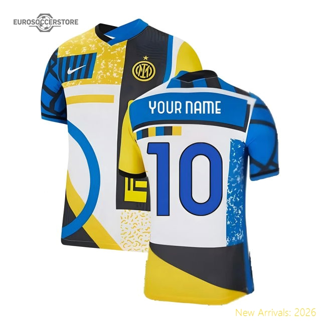 Top-Quality 2021-2022 Inter Milan Vapor 4Th Shirt (Your Name)