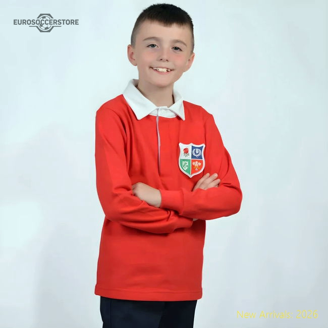 British & Irish Lions 1970's Vintage Kids Rugby Shirt