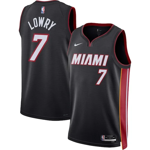Kyle Lowry MIA Swingman Jersey - retro superior - Black casual