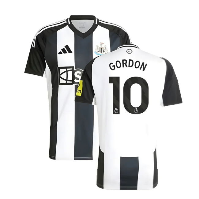 Newcastle 2024-20 Home Football Kit Gordon 10 L M S