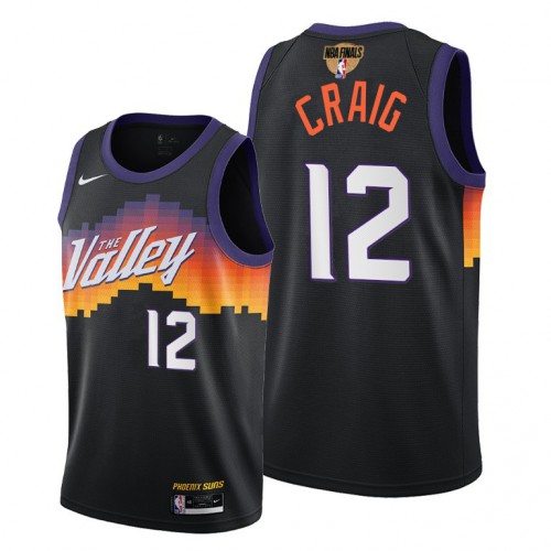 PHX Black Nike P. Suns #12 NBA Jersey Game Day Wear Basketball Jersey