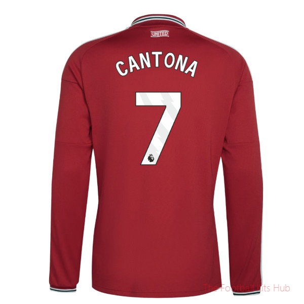 Team Man Utd 2026-2027 Long Sleeve Home Shirt (Cantona 7)