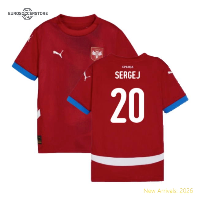 Football Team Sergej Breathable Kids Jersey Puma Machine-washable