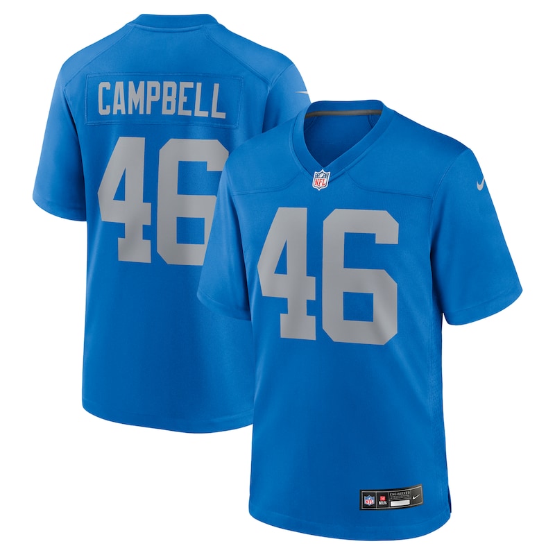 None Jack Campbell DET Lions Bold Pro-Level Jersey for NFL Fans