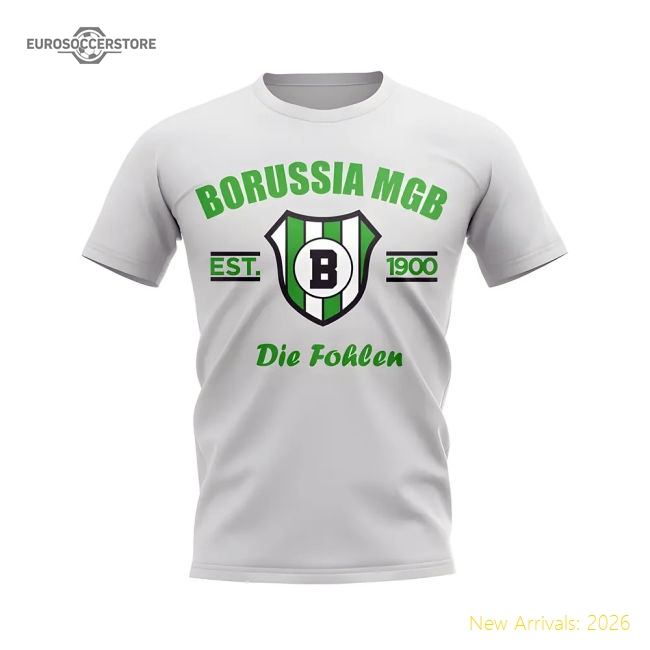 Authentic Borussia Mgb Established Football T-Shirt (White)