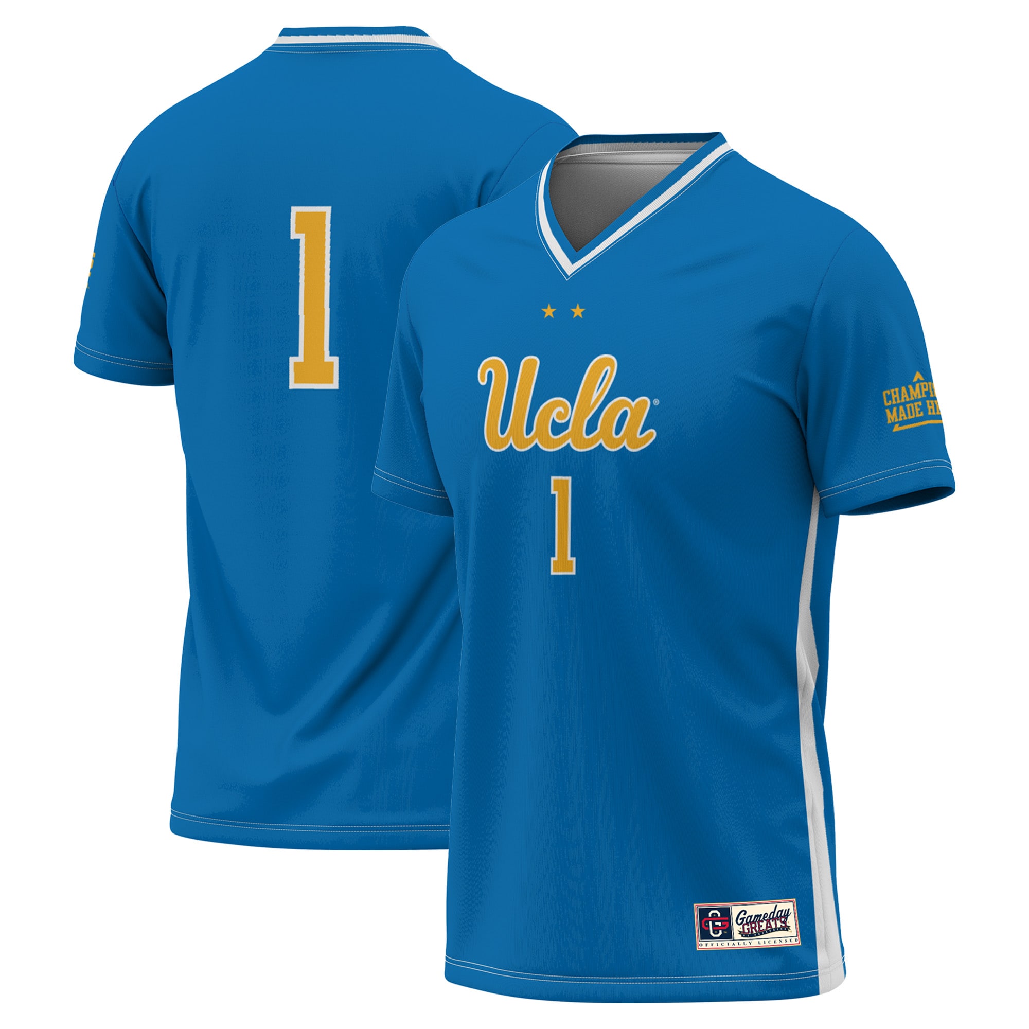 [NJP] UCLA Bruins GameDay Greats Youth Lightweight Soccer Fashion Jersey - Blue